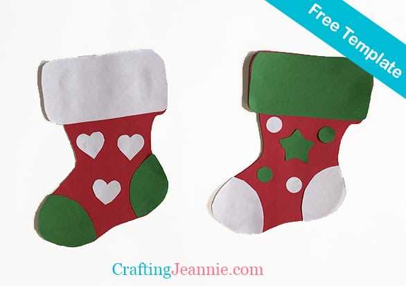 stocking template printable stocking template printable