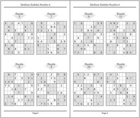 sudoku printable puzzles 4 per page sudoku printable puzzles 4 per page