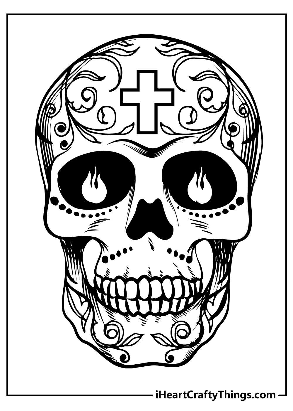sugar skull printables sugar skull printables