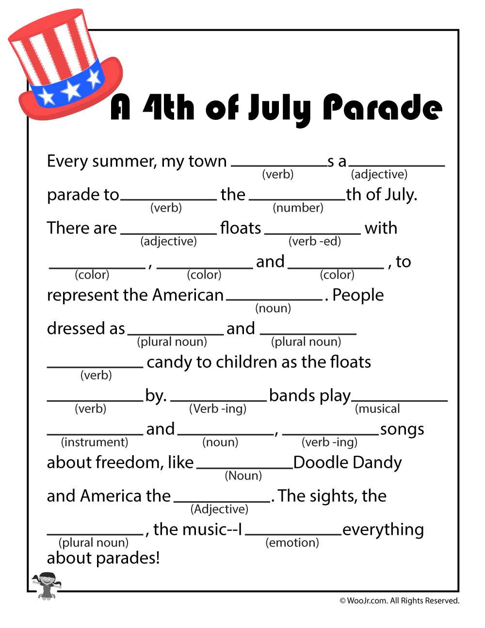 summer mad libs printable summer mad libs printable