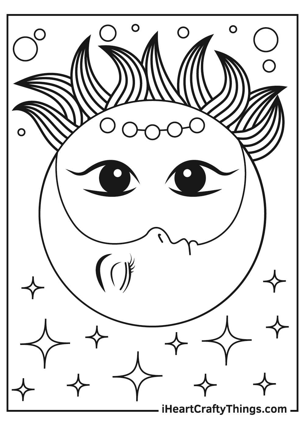 sun and moon printable sun and moon printable