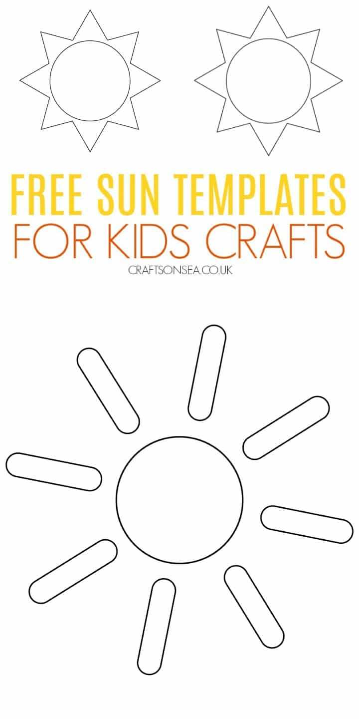 sun cut out printable sun cut out printable