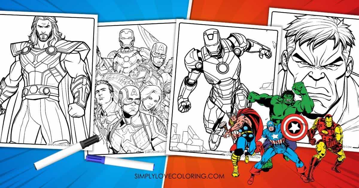 superhero coloring printables superhero coloring printables