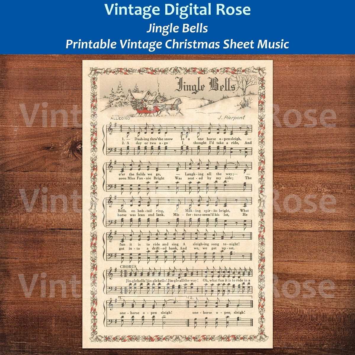 printable sheet music jingle bells printable sheet music jingle bells