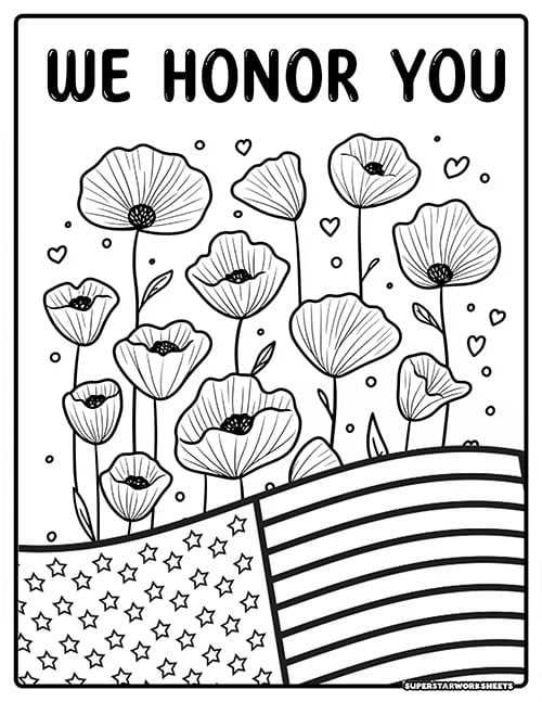 printable coloring pages memorial day