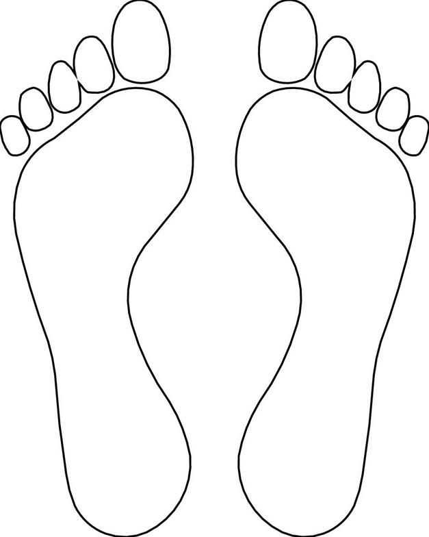 foot template printable foot template printable