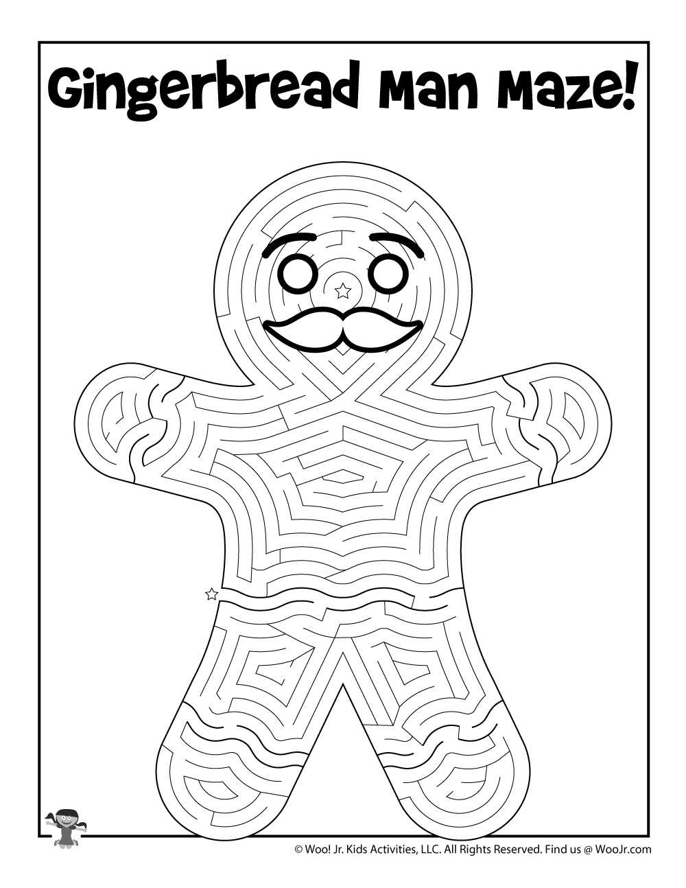 free christmas printable mazes