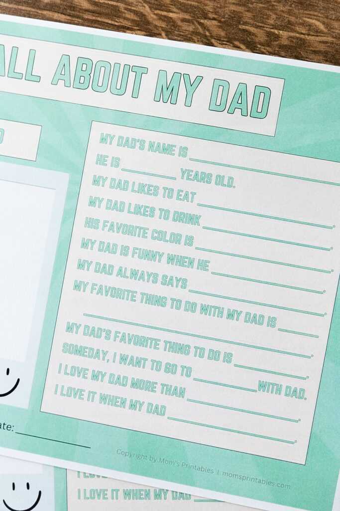 all about dad printables all about dad printables