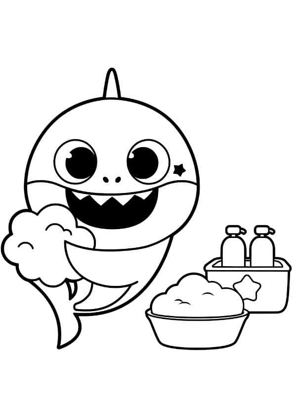 printable coloring pages shark