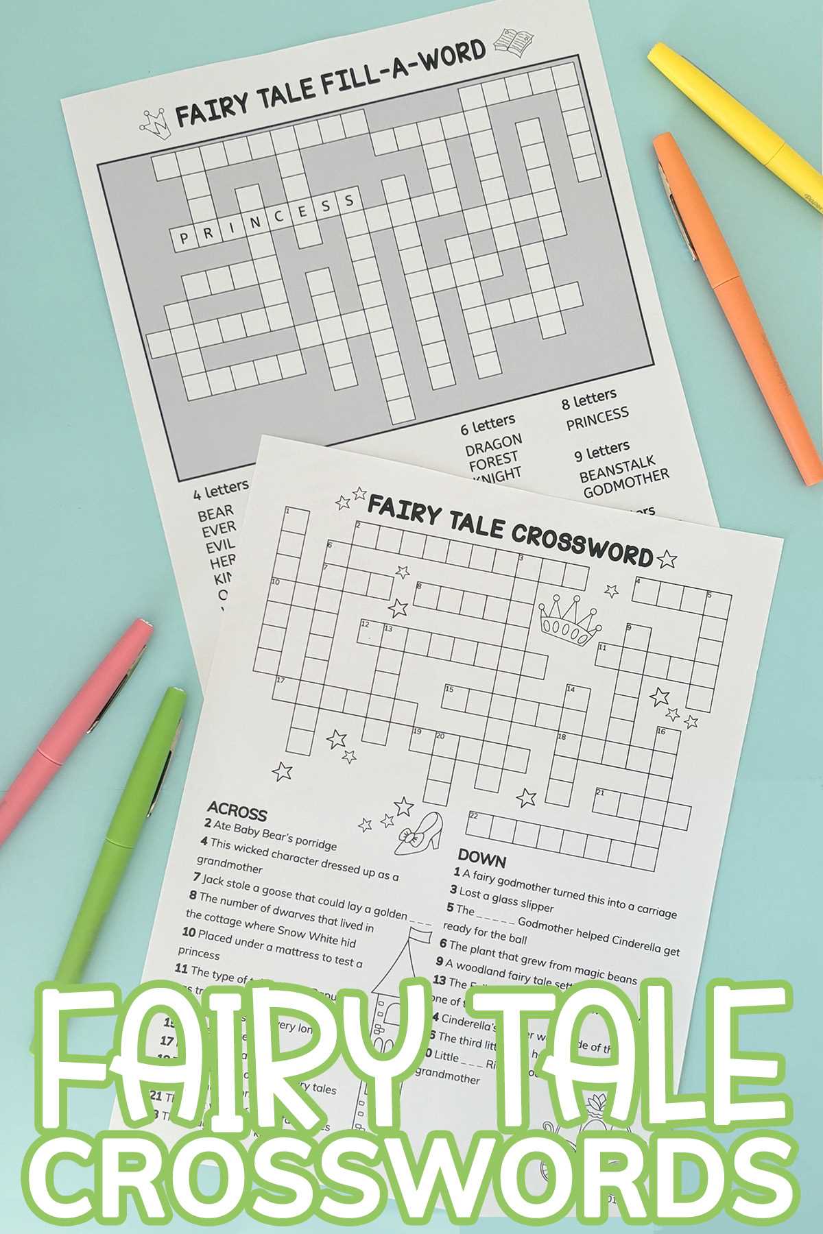 printable crossword puzzles themed