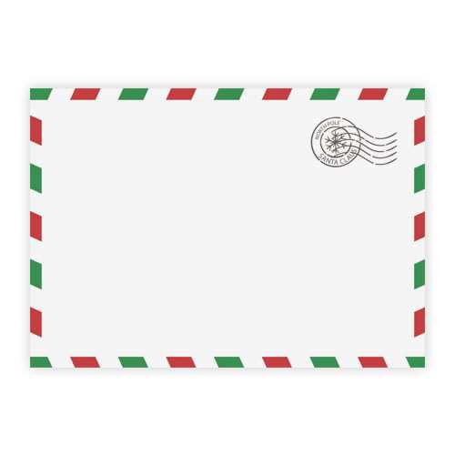 printable envelope from north pole