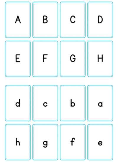 free printable alphabet flashcards upper and lower case