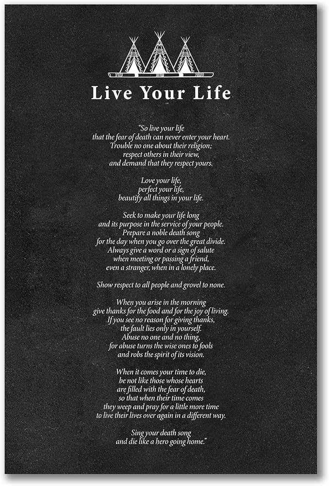 tecumseh poem printable tecumseh poem printable