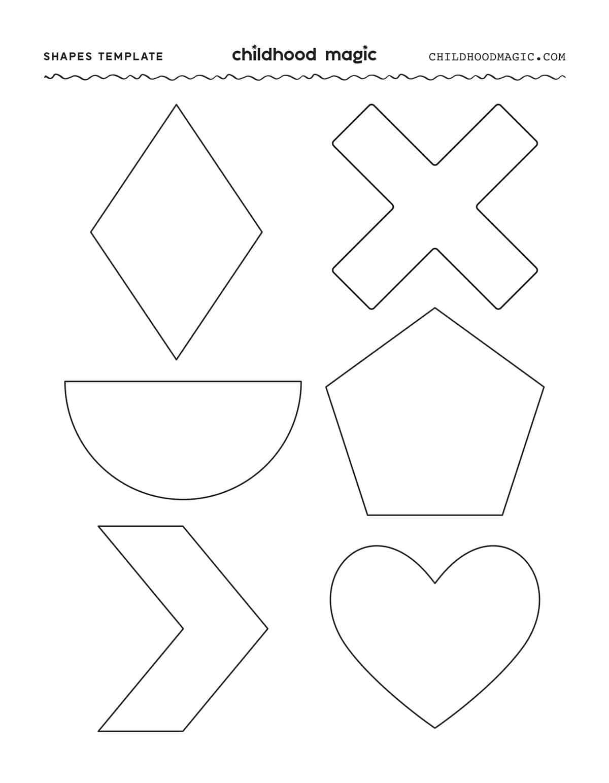 template free printable shapes template free printable shapes