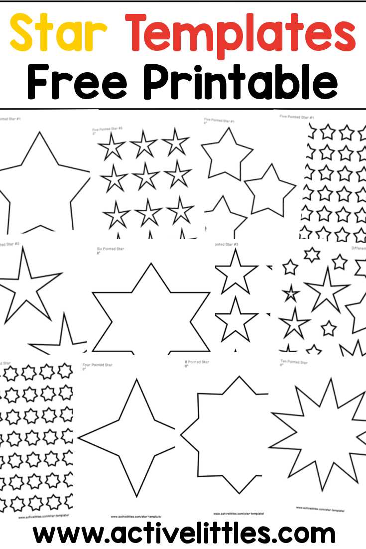 template of a star printable template of a star printable