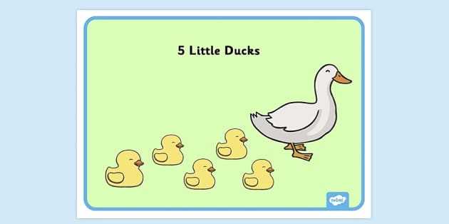five little ducks printable five little ducks printable