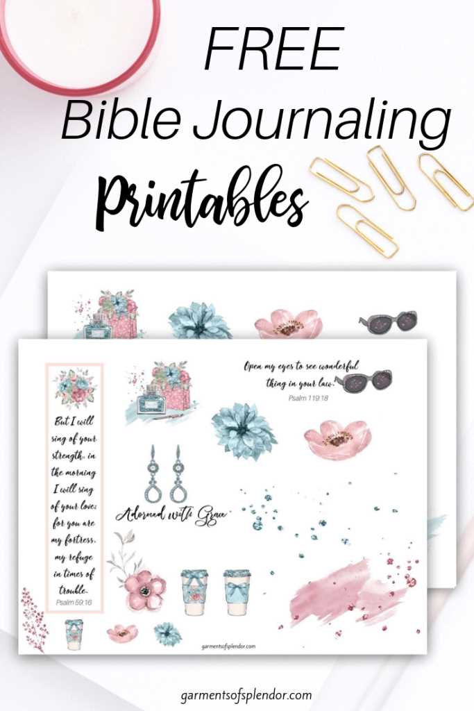 free bible journaling printables