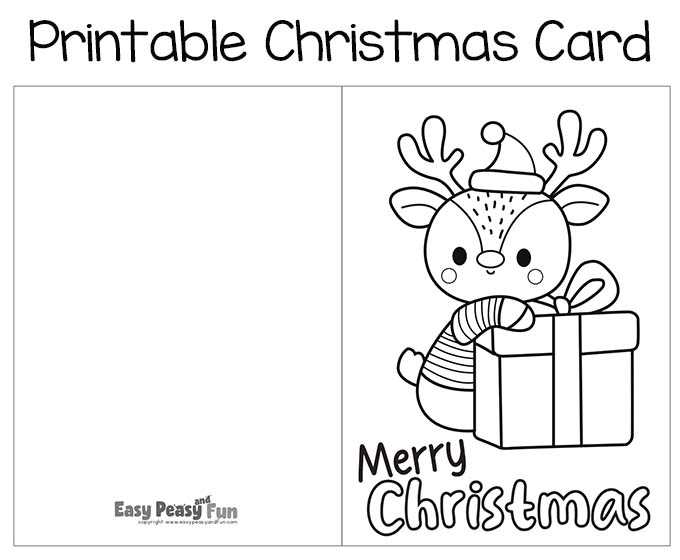 christmas cards to colour printable christmas cards to colour printable