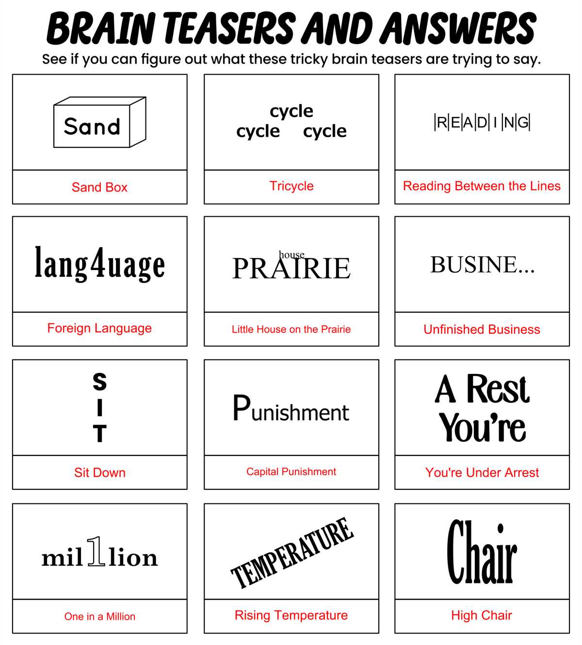 free printable brain puzzles free printable brain puzzles