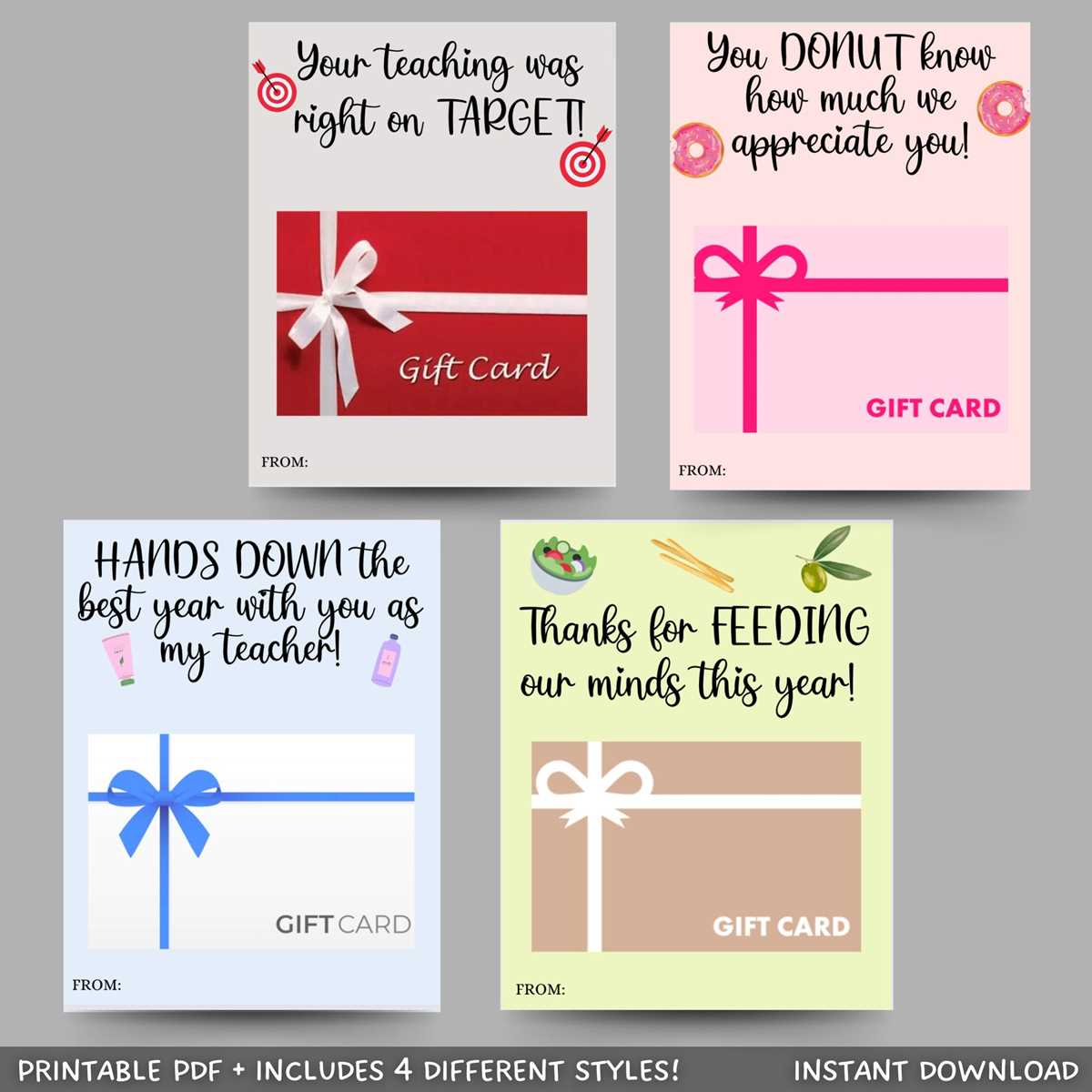 thank you printable cards for teachers
