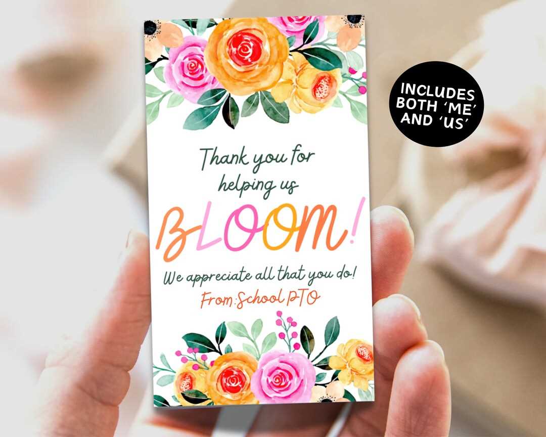 thanks for helping me bloom free printable thanks for helping me bloom free printable
