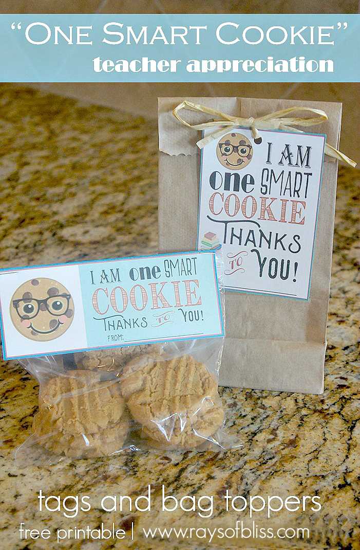 thanks for making me one smart cookie free printable