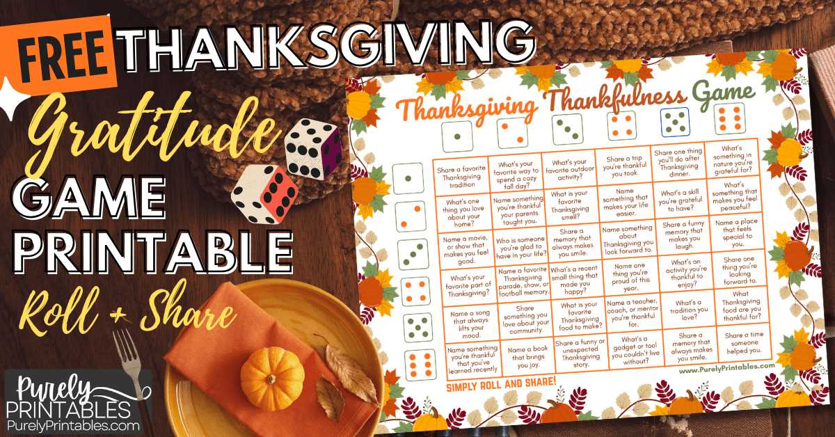 thanksgiving free printable