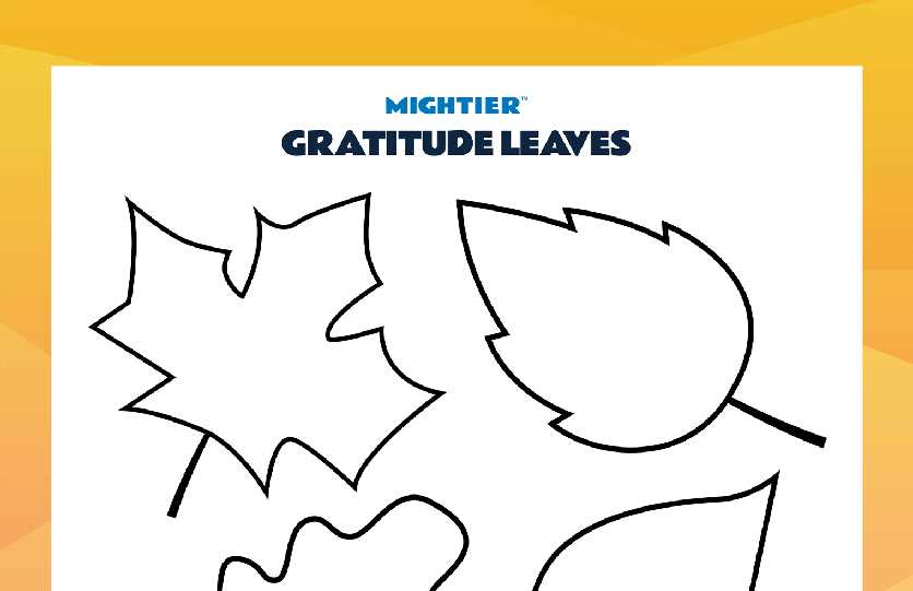 thanksgiving leaves printable