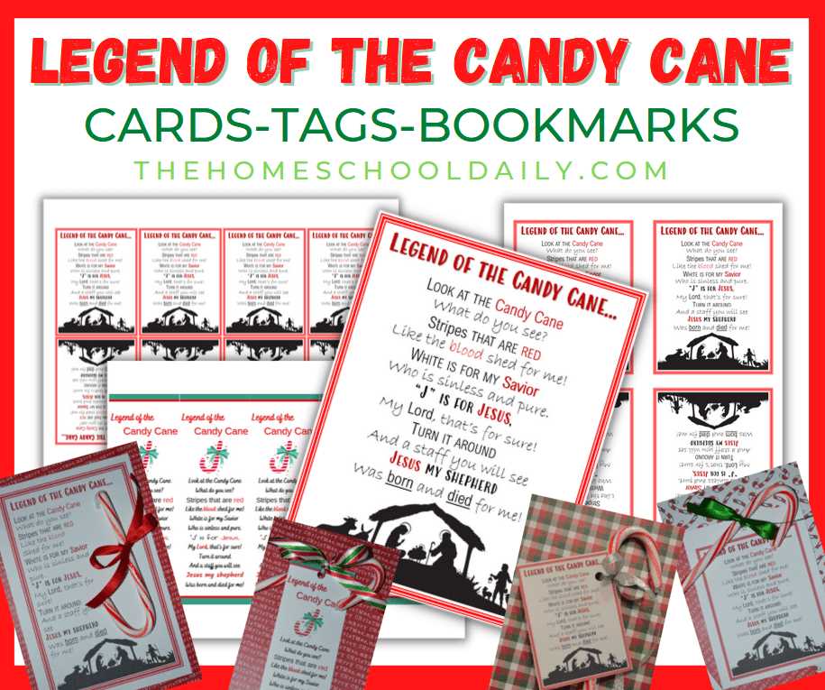 the candy cane story printable the candy cane story printable