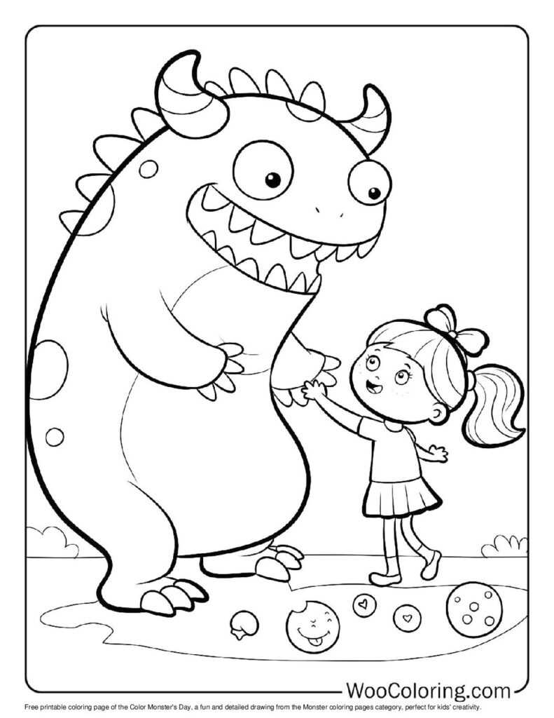 the color monster printable free