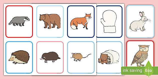 the mitten characters free printables the mitten characters free printables