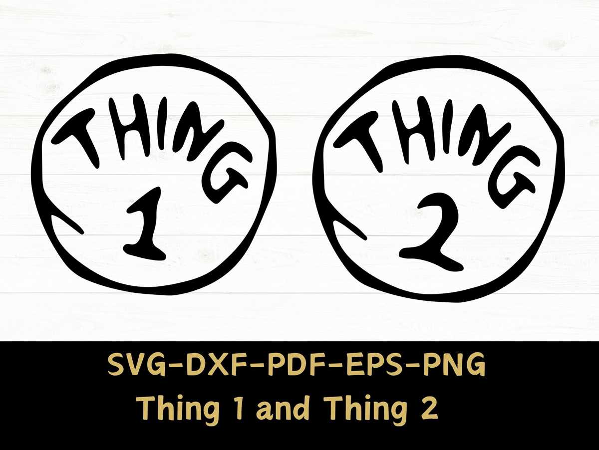 thing one and thing two logo printable thing one and thing two logo printable