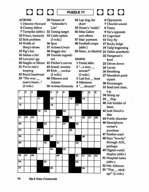 thomas joseph crossword puzzles printable thomas joseph crossword puzzles printable