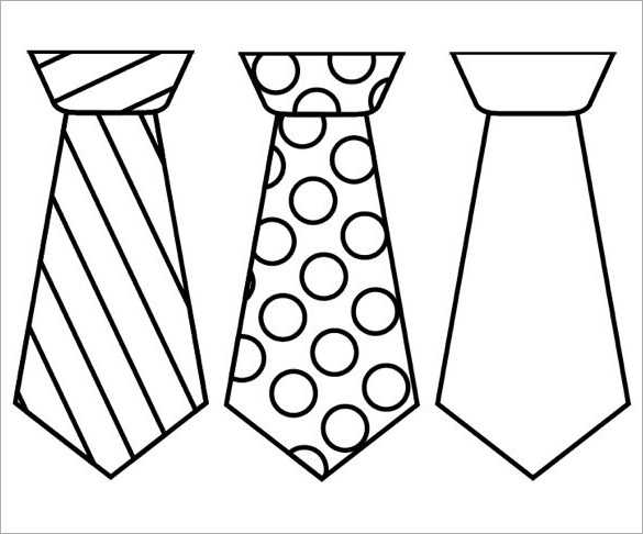 tie printable template tie printable template