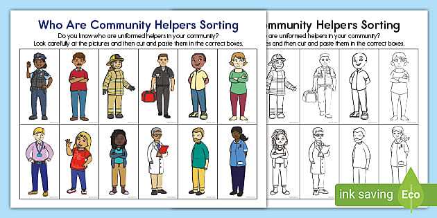 printable community helpers printable community helpers