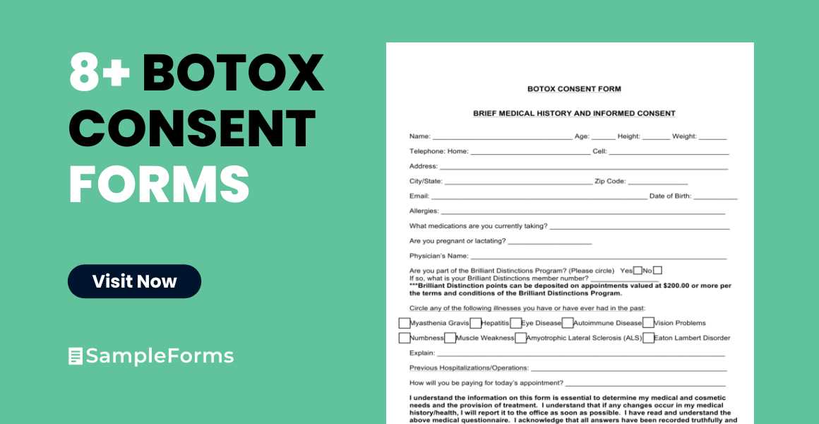 free printable botox consent form free printable botox consent form