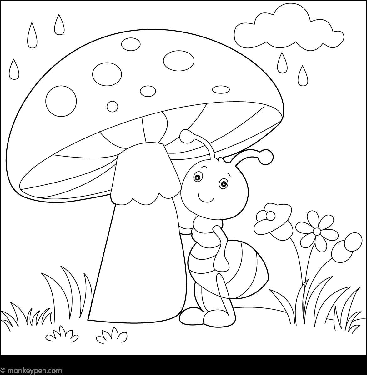 printable mushroom coloring pages printable mushroom coloring pages