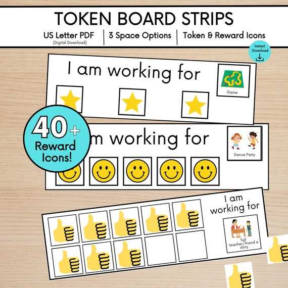 token board printables token board printables