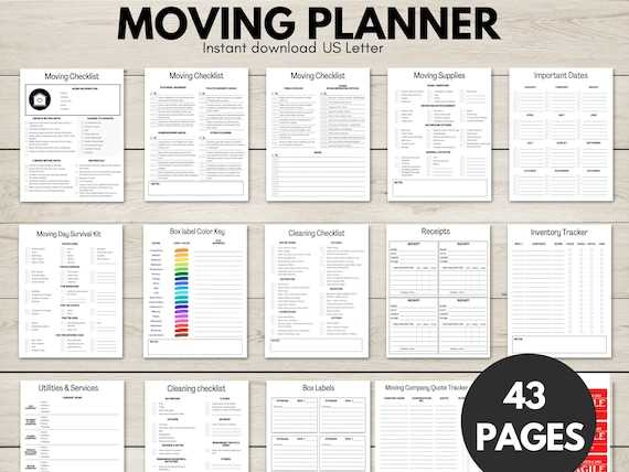 printable checklist for moving printable checklist for moving