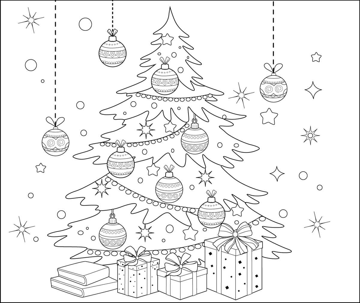 printable christmas tree coloring printable christmas tree coloring