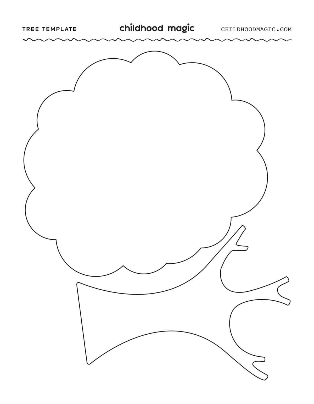 tree without leaves printable