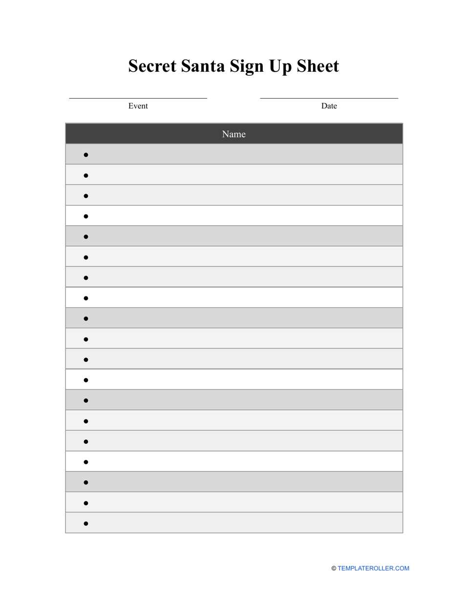the secret check printable