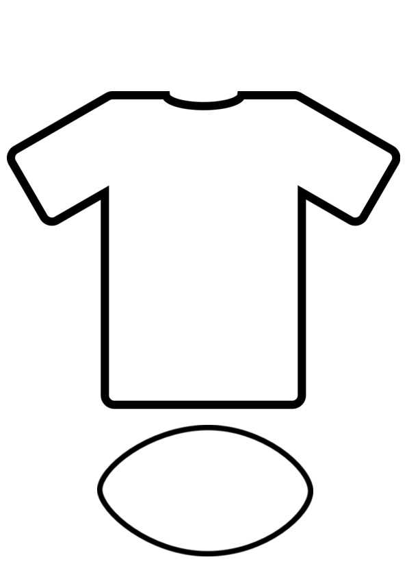 printable football jersey