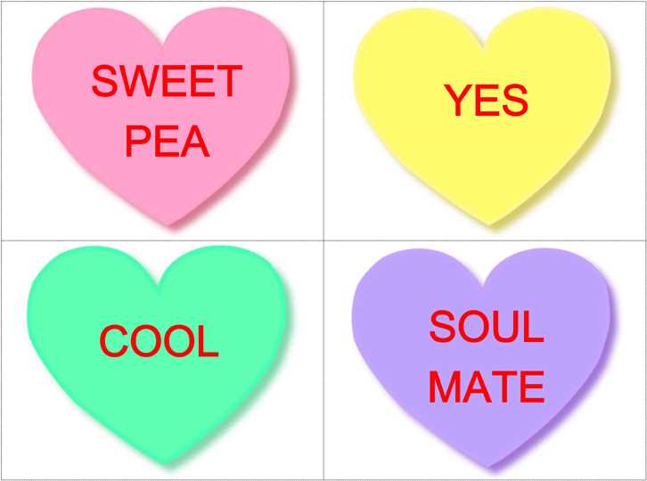 printable conversation hearts printable conversation hearts