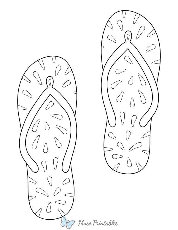 flip flop coloring pages free printable flip flop coloring pages free printable