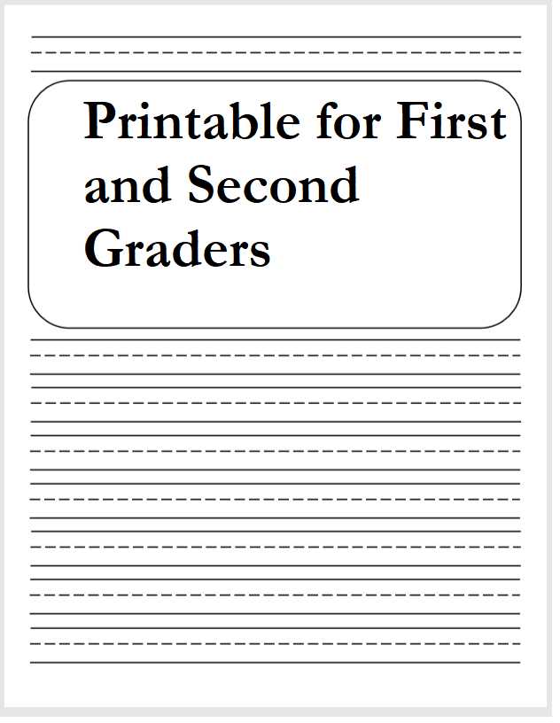 first grade writing paper free printable first grade writing paper free printable