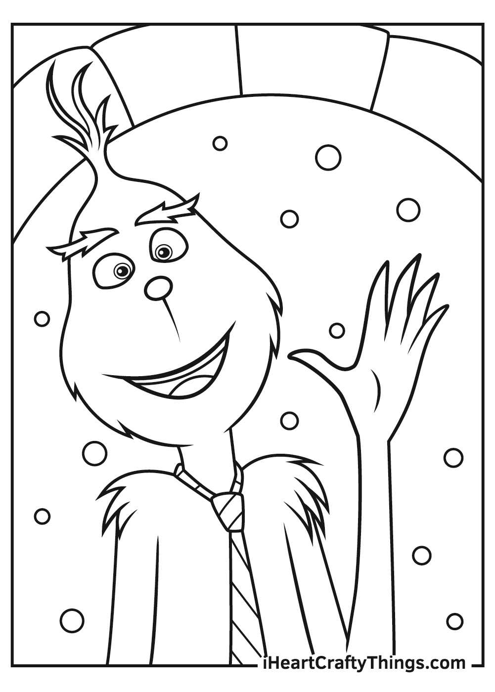 grinch coloring page printable grinch coloring page printable