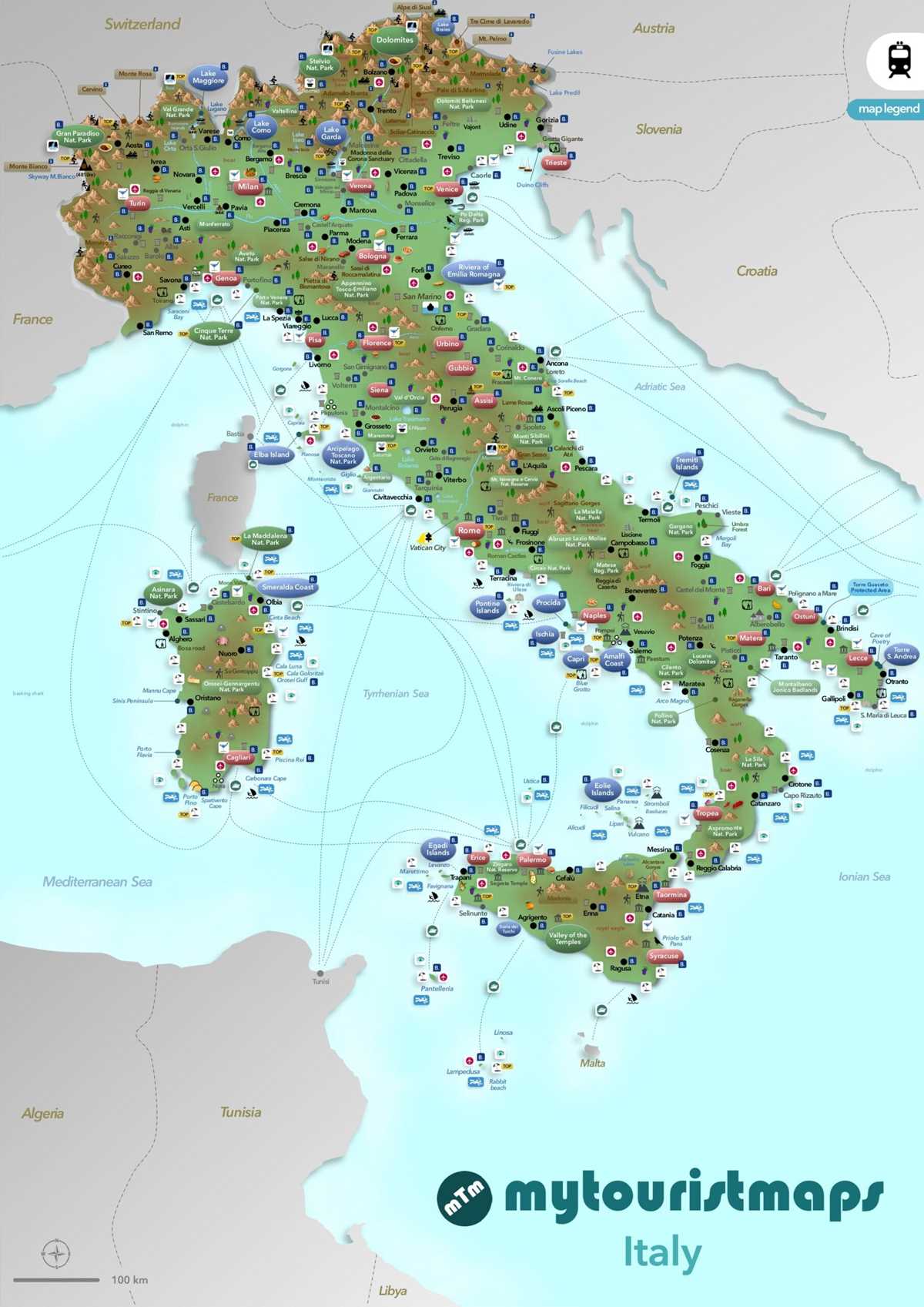 printable map of italy printable map of italy