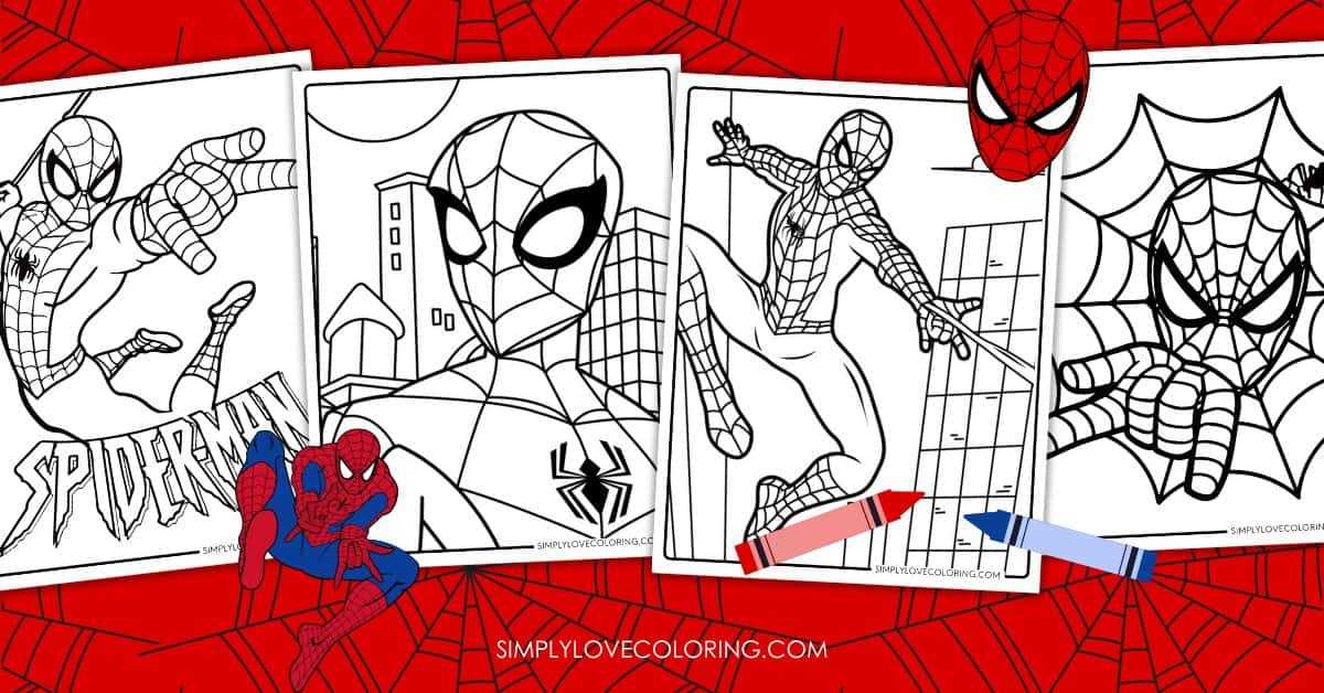 printable spiderman coloring sheets printable spiderman coloring sheets