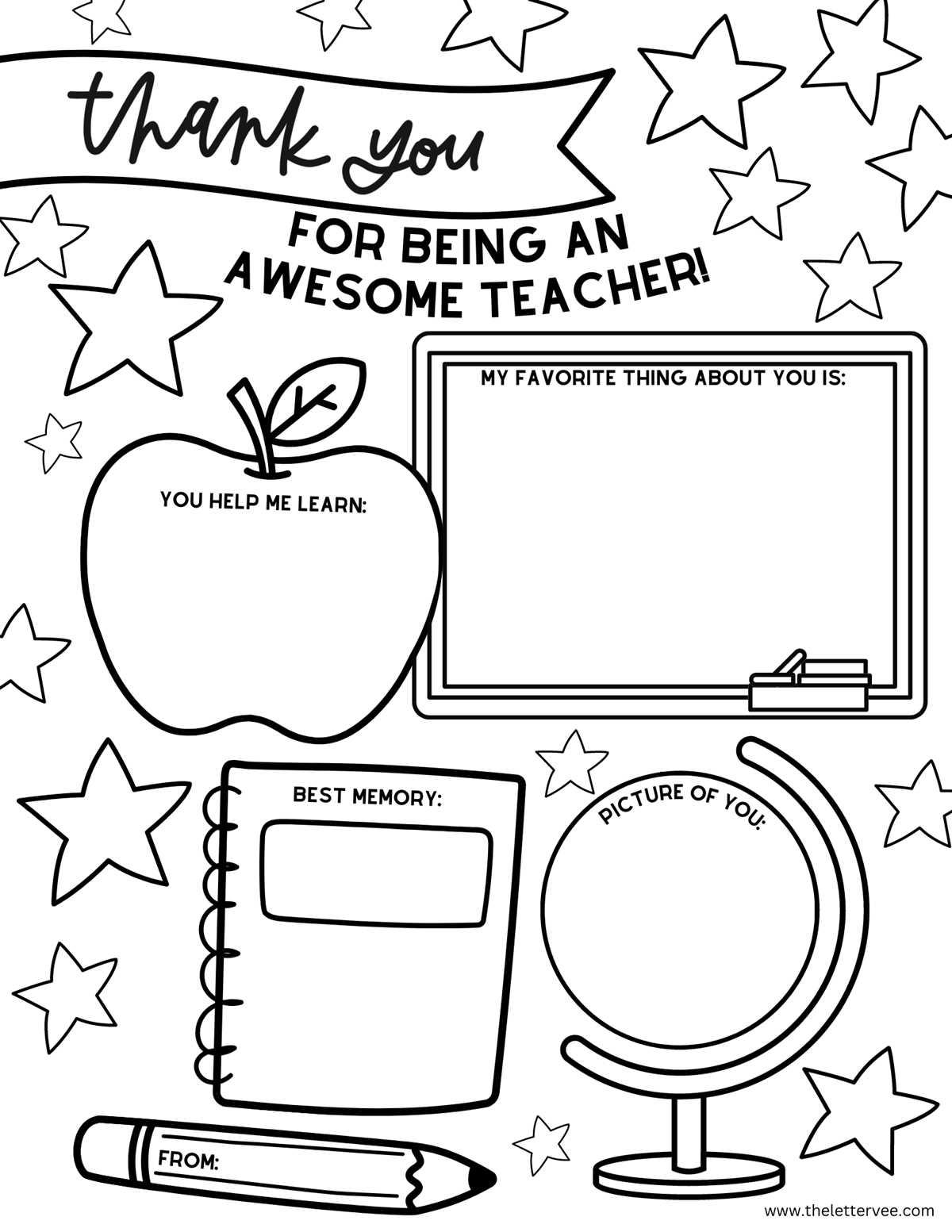 printable thank you for teachers printable thank you for teachers
